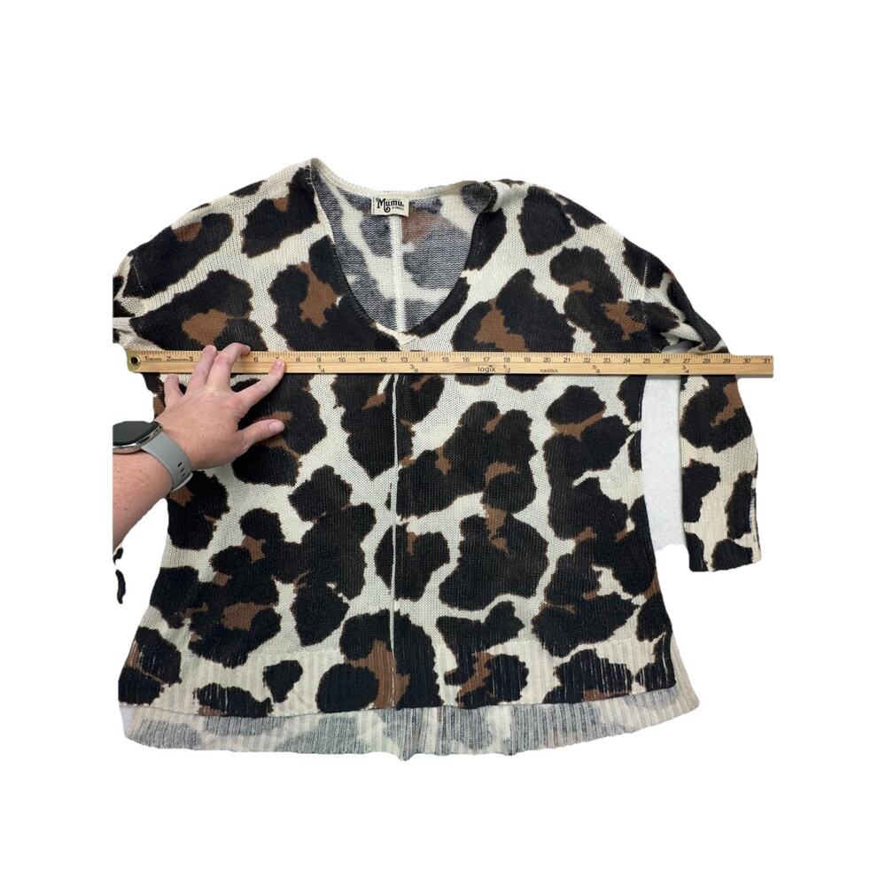 Show Me Your Mumu Hug Me Sweater Wildcat Knit Size X Small Oversized - Picture 6 of 11